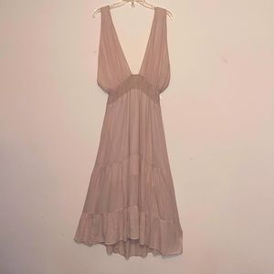 Gilli Beige Maxi Dress NWT Size Large